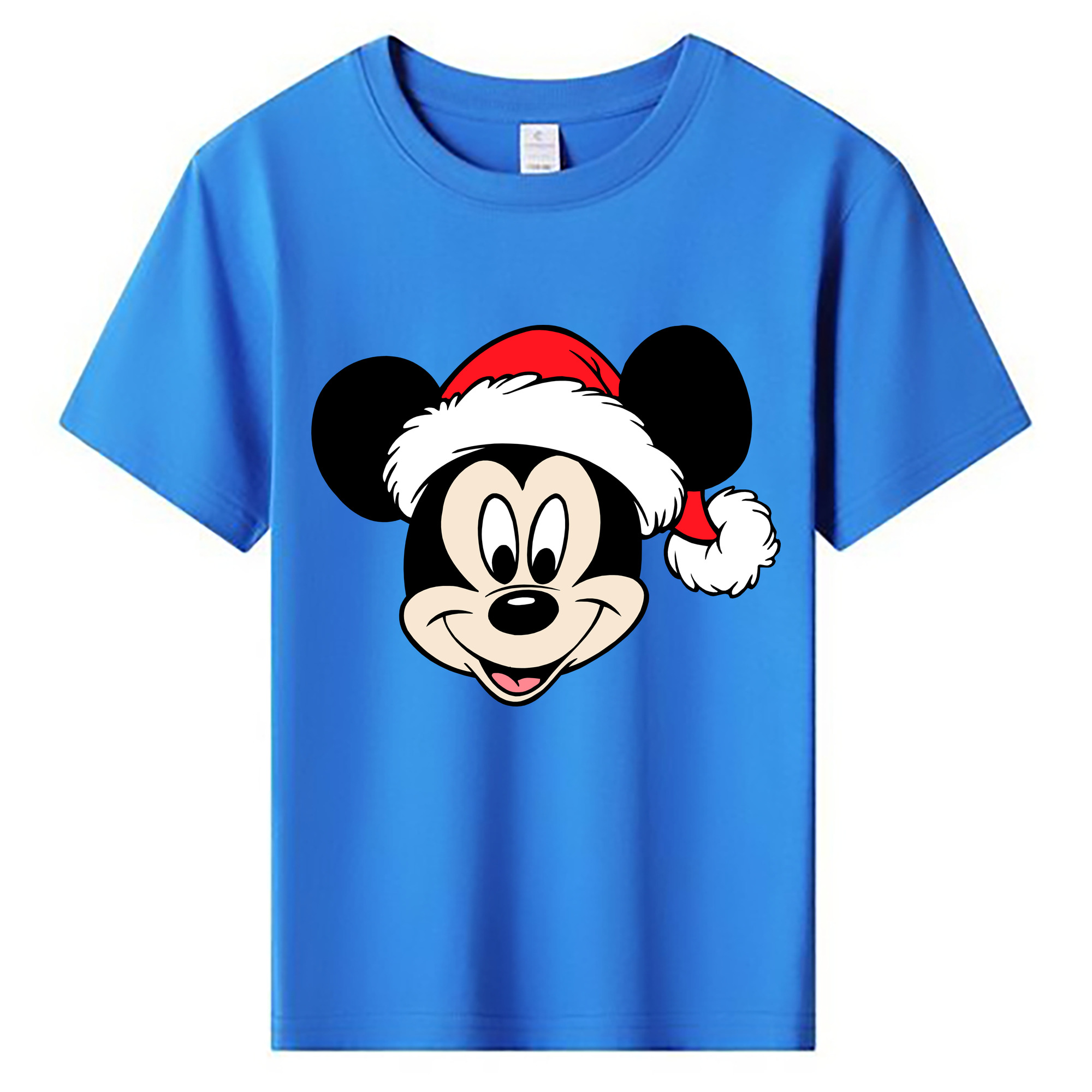 ミッキーマウス Mickey Mouse 綿100％キッズTシャツ（フロントプリント）